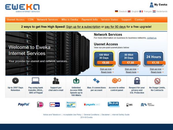 Eweka Usenet Search