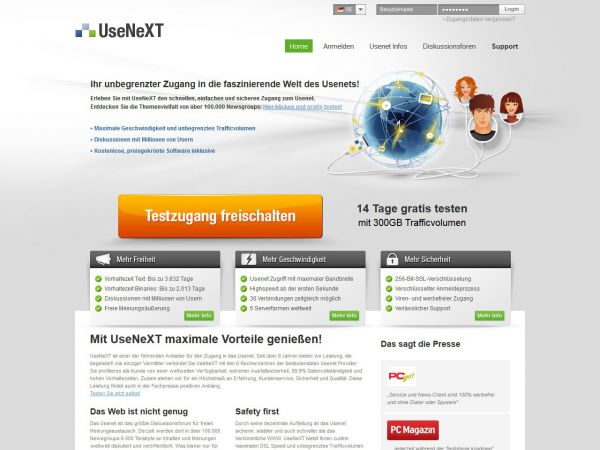 usenext.de Screenshot